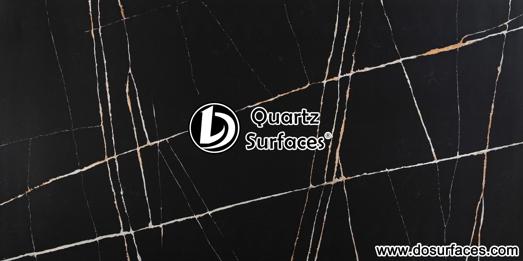 Calcatta Black Quartz Stone Slab DO-S943