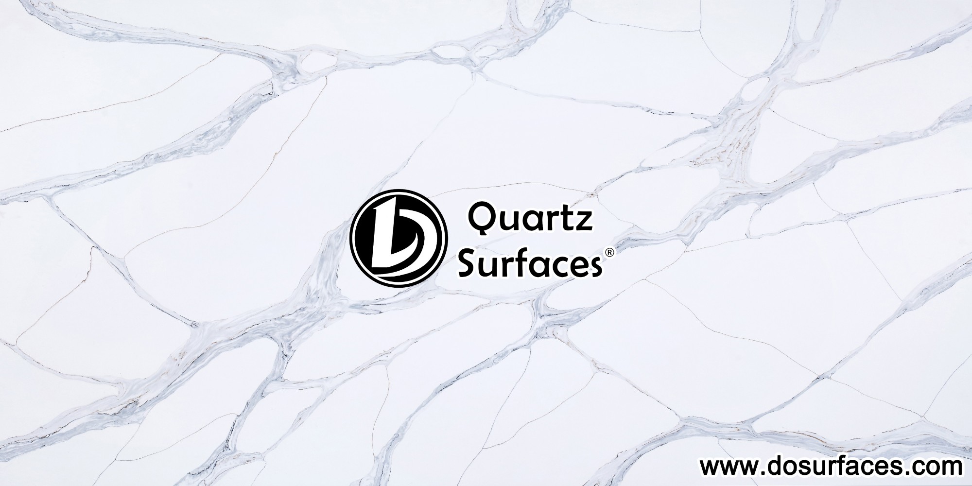 Calacatta White Quartz Stone Slab DO-S244